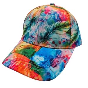 Unisex Colorful Tropical Tie-Dye Cap